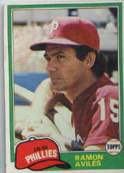 1981 Topps Baseball Cards      644     Ramon Aviles